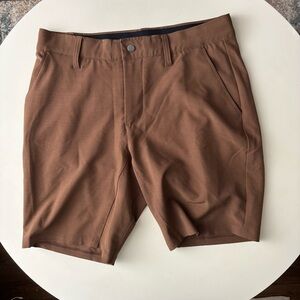 BYLT Basics 9” Kinetic Short Men’s Size 31 Brown Performance Fabric